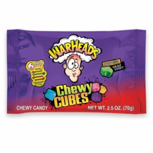 Warheads Mildly Sour Chewy Cubes